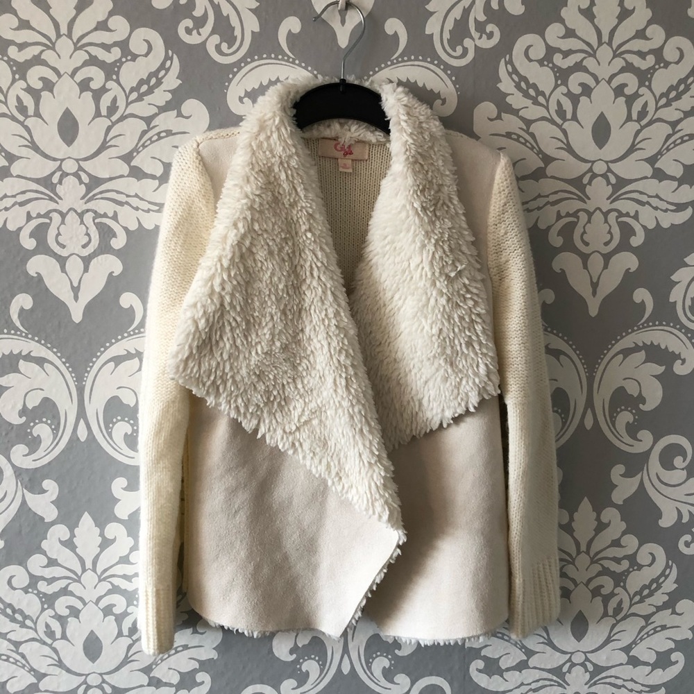 Cream Cardigan for Girls